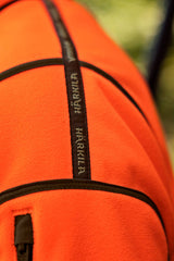 Härkila Kamko Blaze Rev. Fleece Jakke Herre - Orange Blaze/Willow Green