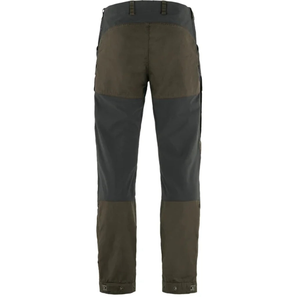 Fjällräven Keb Trousers M - Herrebukser - Short - Dark Olive/Dark Grey