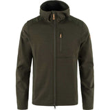 Fjällräven Keb Fleece Hoodie - Herre - Deep Forest