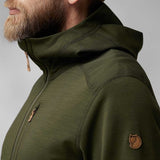 Fjällräven Keb Fleece Hoodie - Herre - Deep Forest