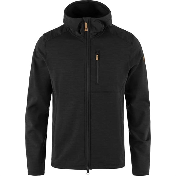 Fjällräven Keb Fleece Hoodie - Herre - Sort