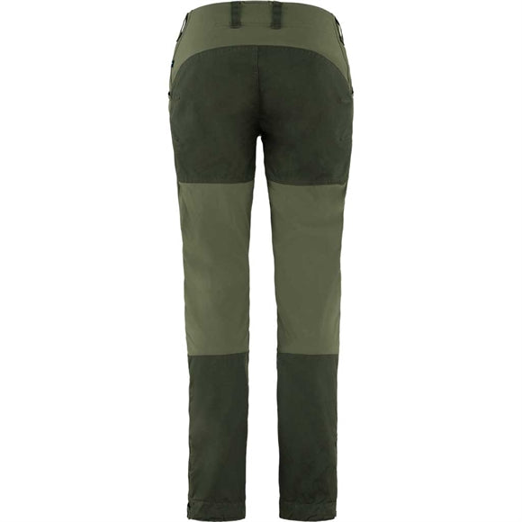 Fjällräven Keb Curved W Bukser - Short - Dame - Deep Forest-Laurel Green