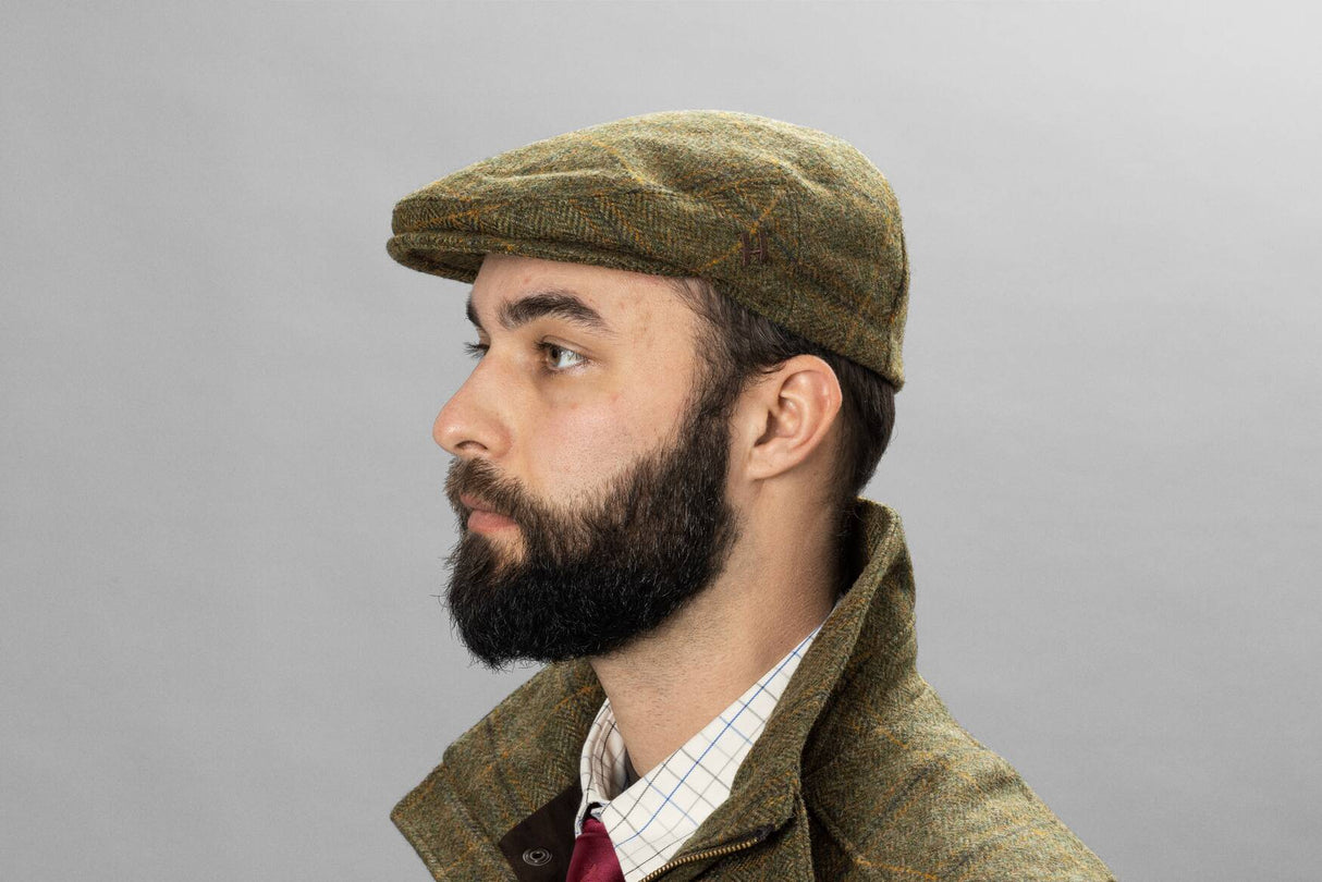 Härkila Kenmore Flat Cap - Forest Green