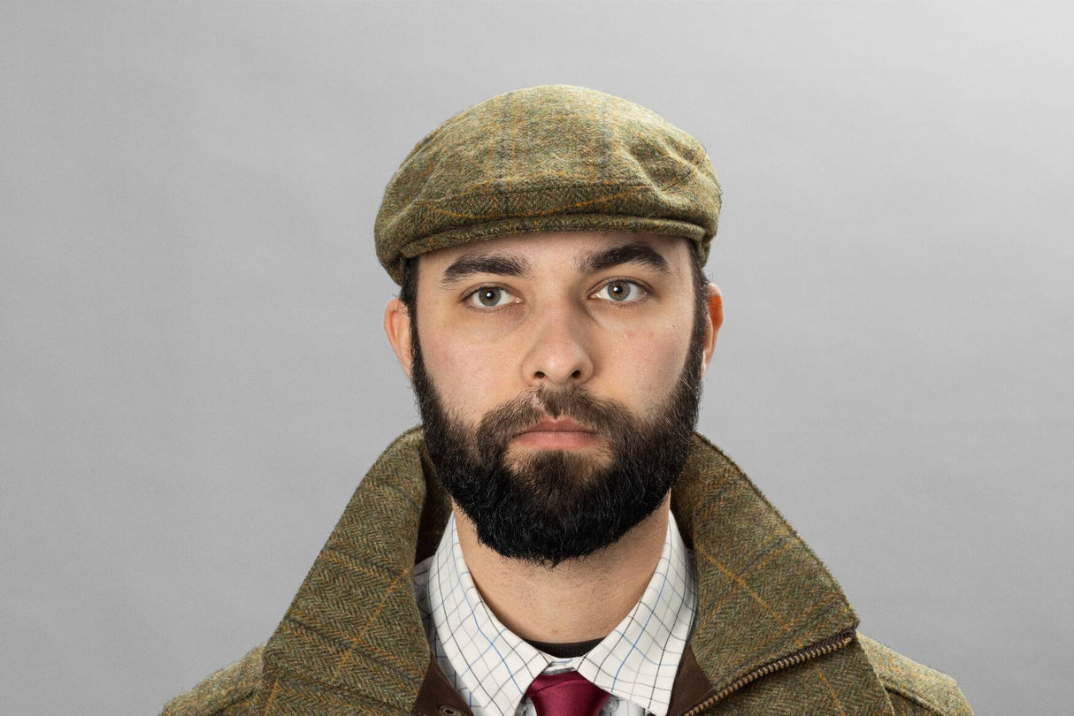 Härkila Kenmore Flat Cap - Forest Green