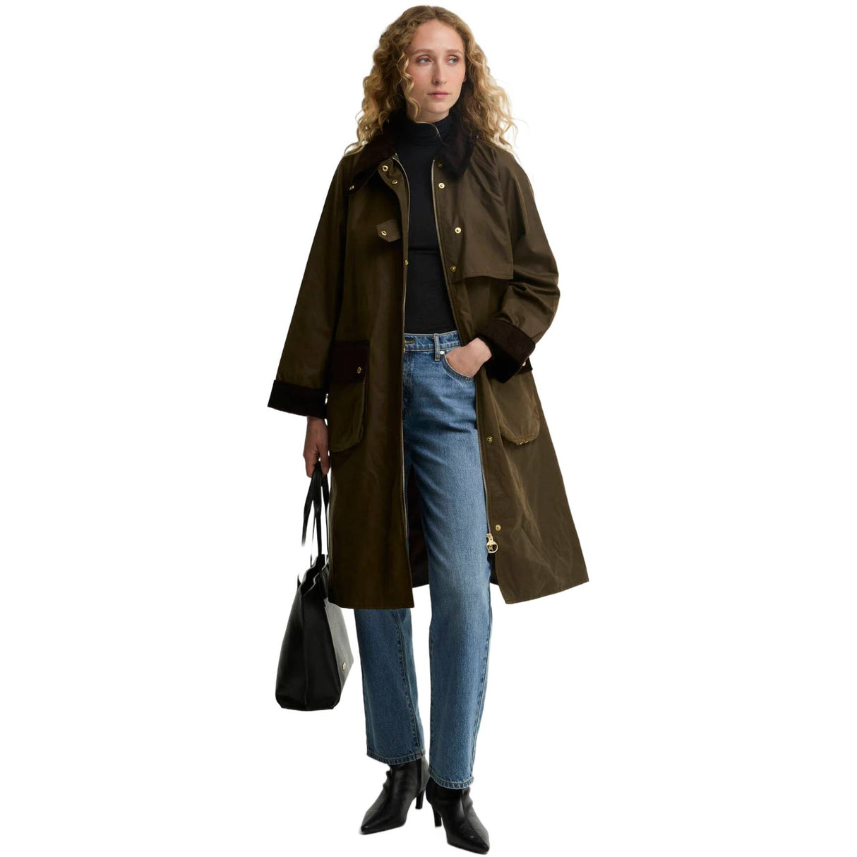 Barbour Kirklees Wax Jakke - Dame - Beech/Ancient