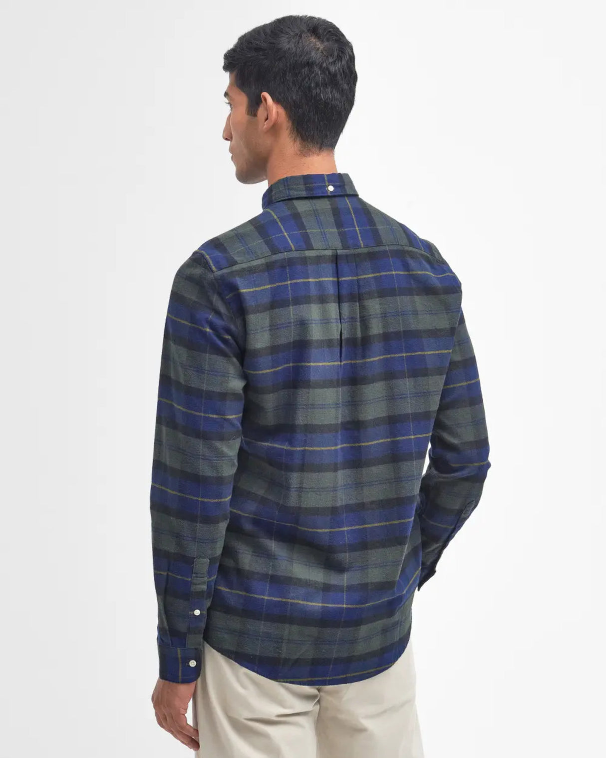Barbour Kyeloch Tailored Fit - Herreskjorte - Olive Night