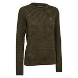 Deerhunter Lady Harrington Kabelstrik - Dame - Forest Ember Melange