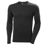 Helly Hansen Lifa Merino Midweight Crew Undertrøje - Herre - Sort