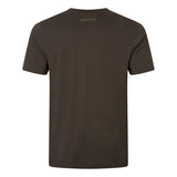 Härkila Logo Brand T-Shirt Herre - Shadow Brown/Tarmac