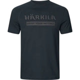 Härkila Logo S/S T-Shirt - Herre - Dark Navy