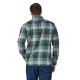 Patagonia M's L/S Organic Cotton MW Fjord Flannel Skjorte - Herre - Nouveau Green