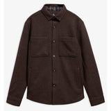 Barbour Marltown Tailored Overshirt - Herre - Dark Oak