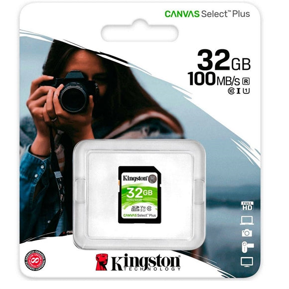 32 GB Kingston Canvas Select Plus SD Kort