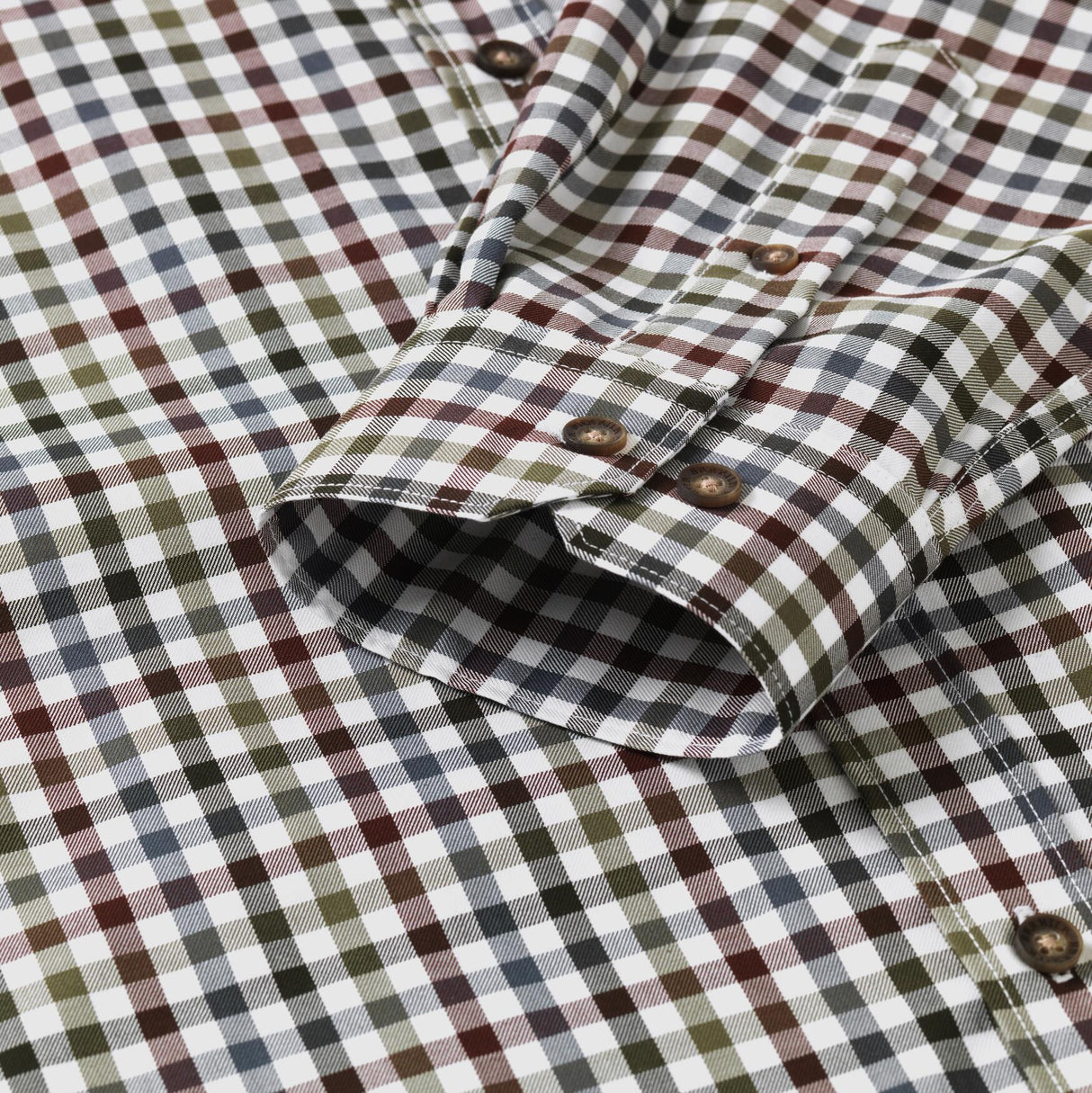 Härkila Milford skjorte - Herre - Burgundy Check