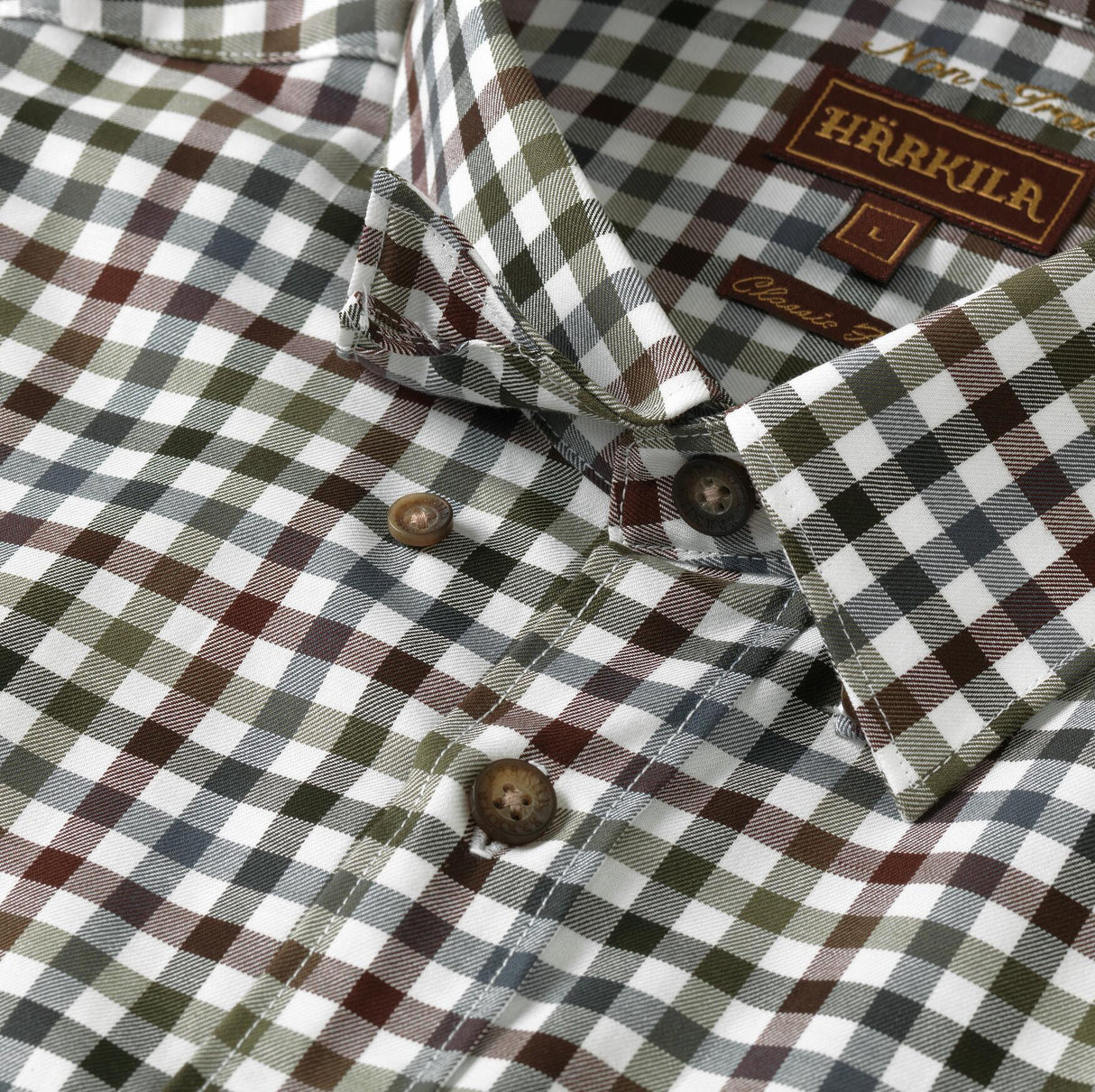 Härkila Milford skjorte - Herre - Burgundy Check