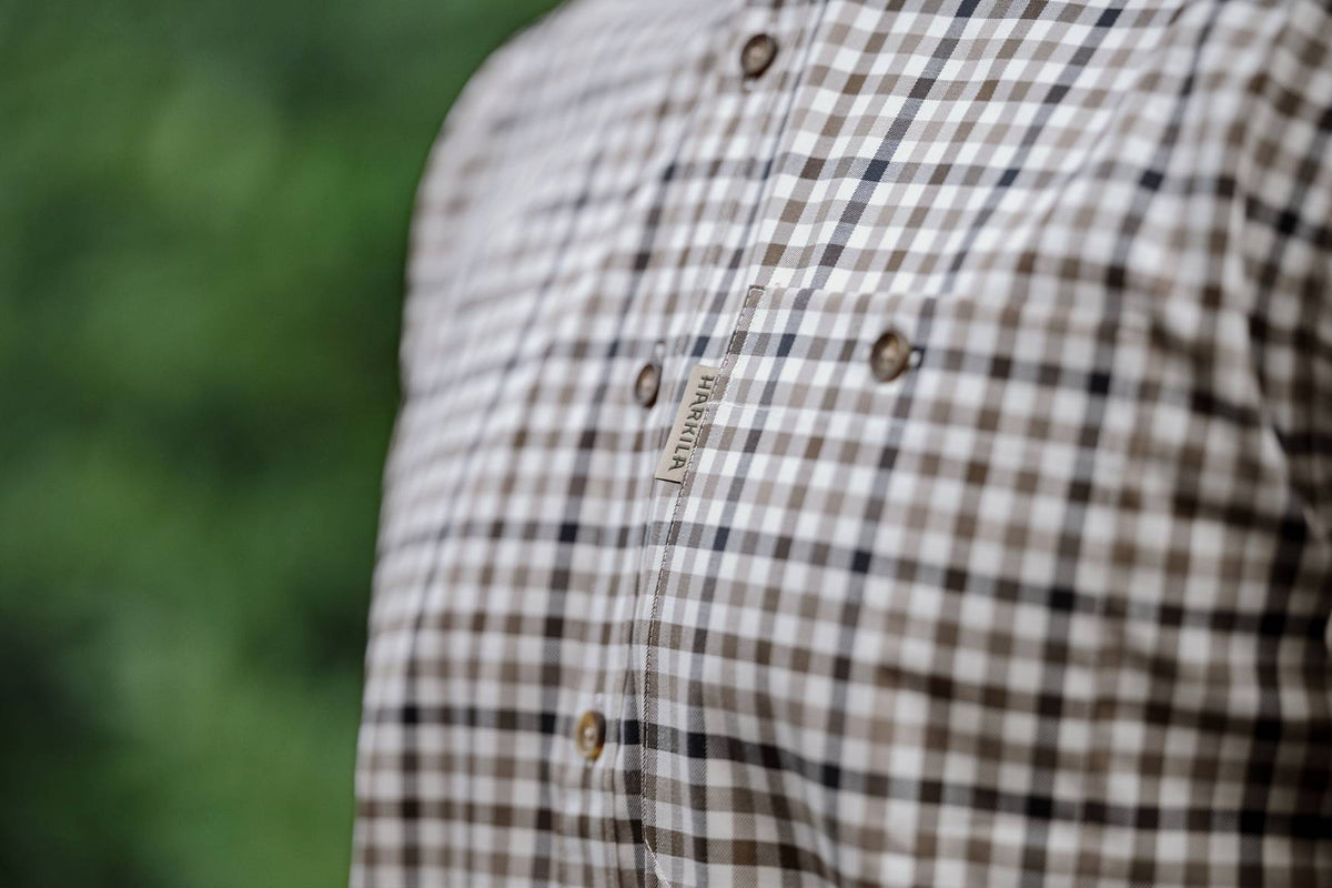 Härkila Milford Skjorte Herre - Blue/Beige Check