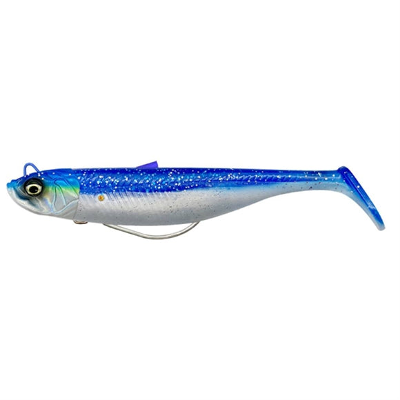 Savage Gear Minnow Weedless - Blue Pearl Silver