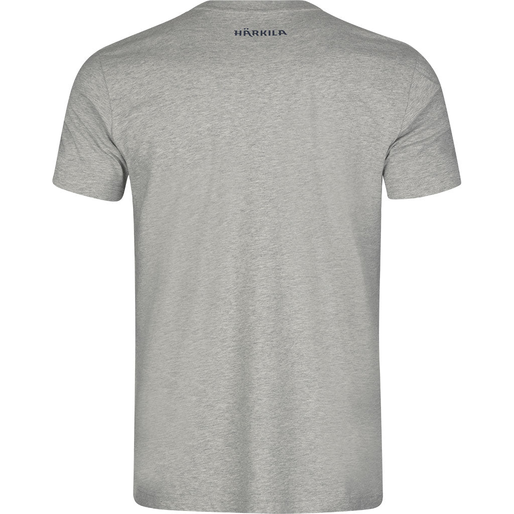 Härkila Modi Melange S/S T-Shirt - Herre - Light Grey Melange
