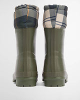 Barbour Mowbray Mid Gummistøvle - Dame - Olive/Ancient Tartan