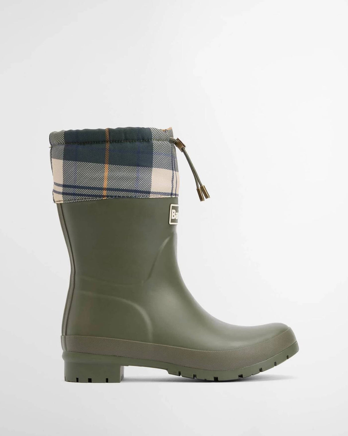 Barbour Mowbray Mid Gummistøvle - Dame - Olive/Ancient Tartan