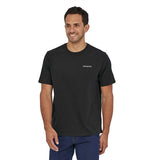 Patagonia M's P-6 Mission Organic T-shirt - Herre - Ink Black