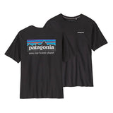 Patagonia M's P-6 Mission Organic T-shirt - Herre - Ink Black