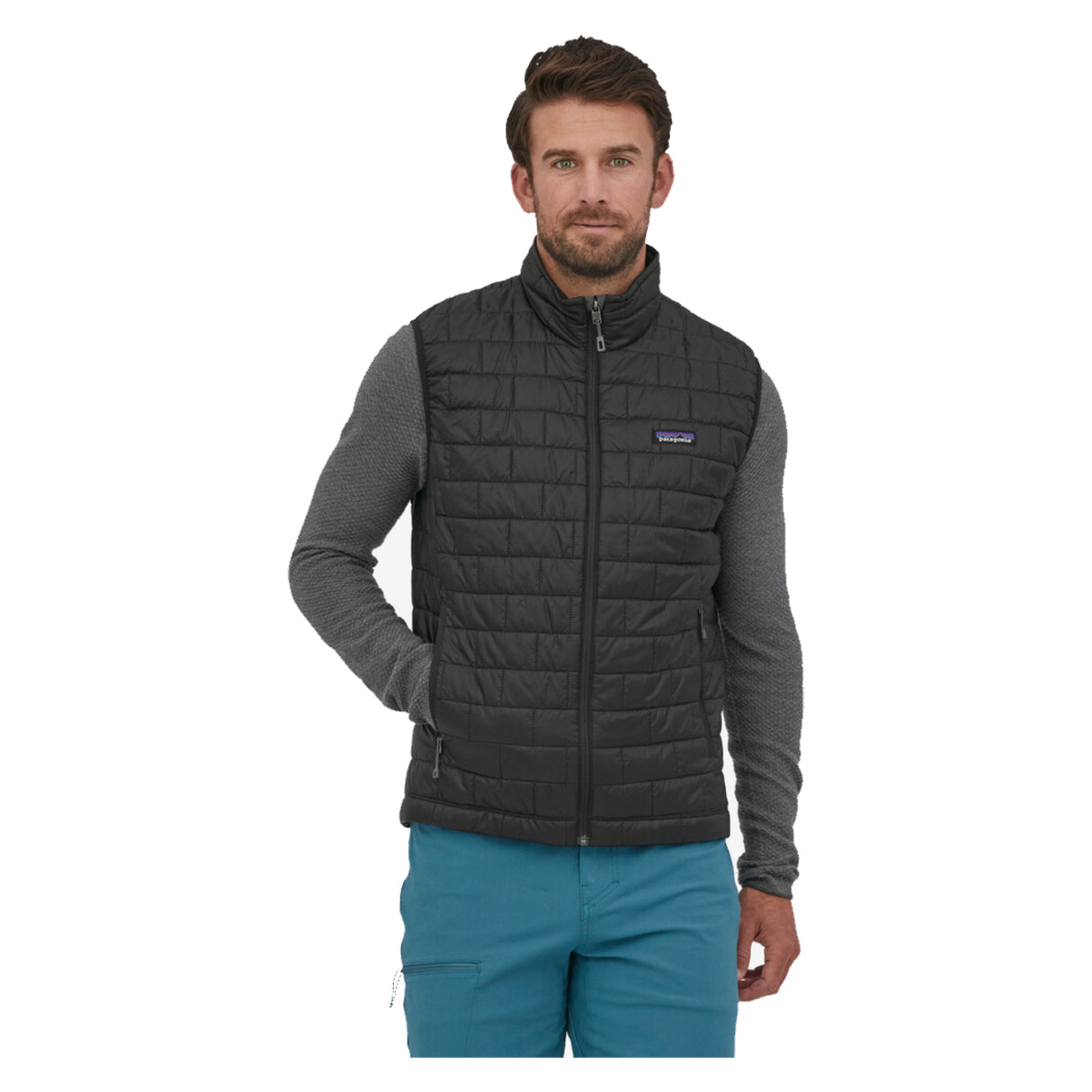Patagonia M's Nano Puff Vest - Herre - Sort