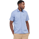 Barbour Nelson S/S Summer Shirt- Herreskjorte - Blå