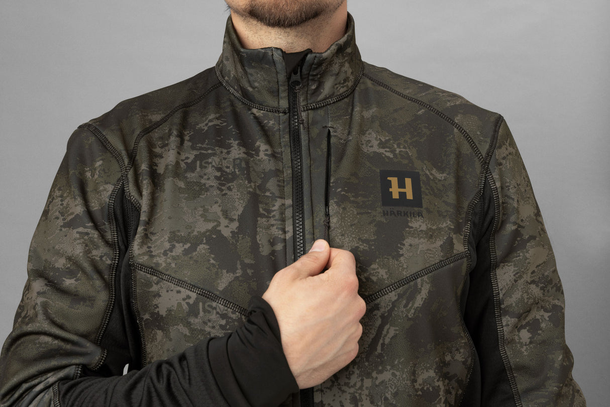 Härkila NOCTYX Camo Fleecejakke - Herre - AXIS MSP®Black/Black