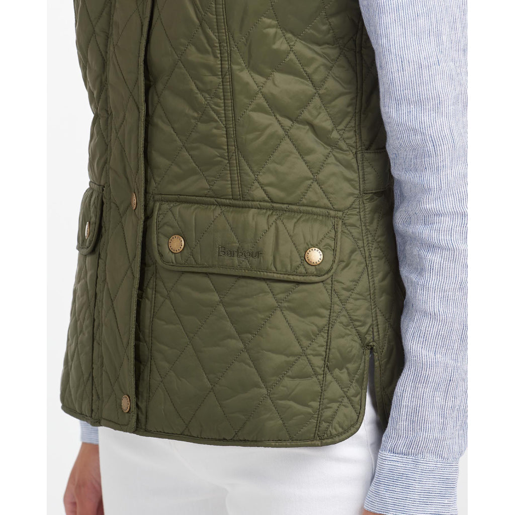 Barbour Otterburn Vest - Dame - Oliven