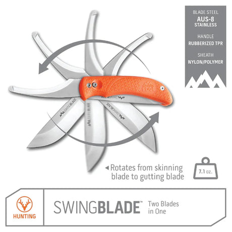Outdoor Edge SwingBlade Jagtkniv - Orange