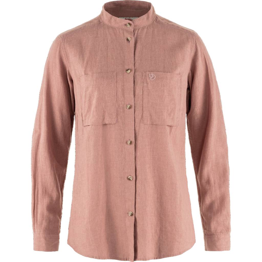 Fjällräven Övik Hemp Shirt LS W - Dameskjorte - Dusty Rose