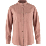 Fjällräven Övik Hemp Shirt LS W - Dameskjorte - Dusty Rose