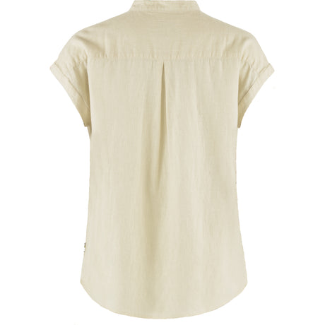 Fjällräven Övik Hemp Shirt SS W - Dameskjorte - Chalk White