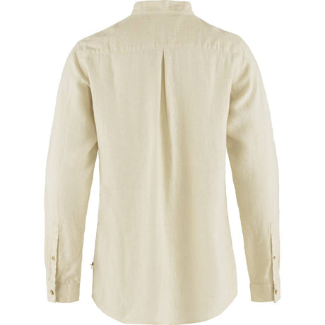 Fjällräven Övik Hemp Shirt LS W - Dameskjorte - Chalk White