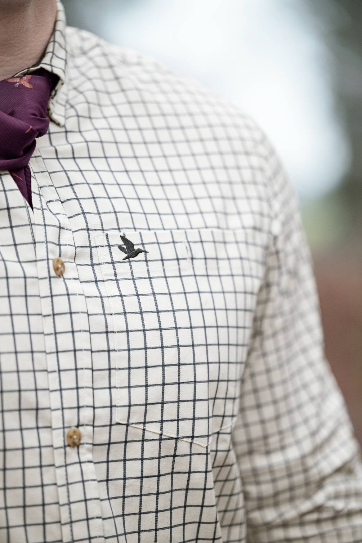 Seeland Oxford Skydeskjorte - Herre - Dark Sapphire Check