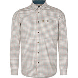 Seeland Oxford Skydeskjorte - Herre - Grape Leaf/Terracotta Check