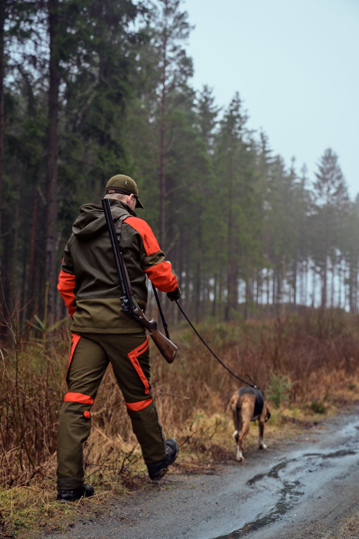 Härkila Pro Hunter Dog Keeper GTX Bukser - Herre - Willow Green/Orange