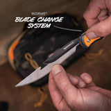 Outdoor Edge RazorBone 5" Foldekniv - Orange/Sort