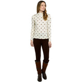 Dubarry Reynolds Mock L/S T-Shirt - Dame - Cream