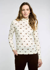 Dubarry Reynolds Mock L/S T-Shirt - Dame - Cream