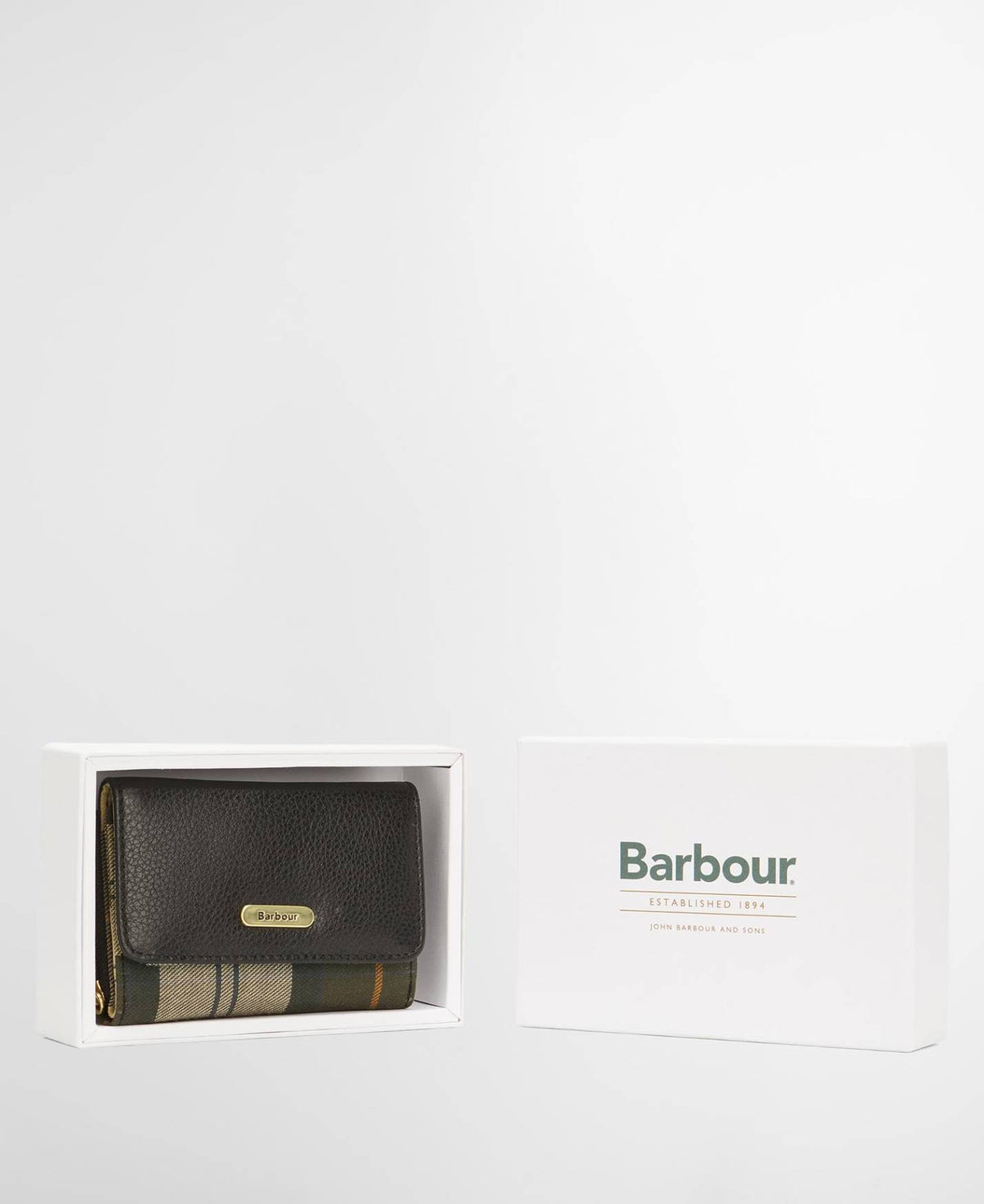 Barbour Rosa Læderpung - Dame - Black/Ancient