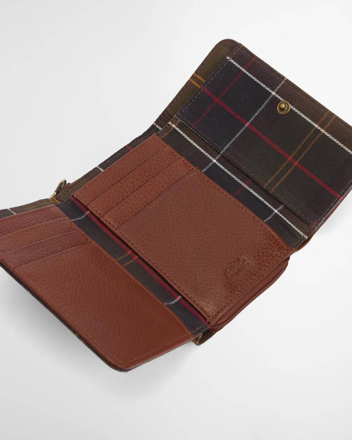 Barbour Rosa Læderpung - Dame - Brown/Classic Tartan