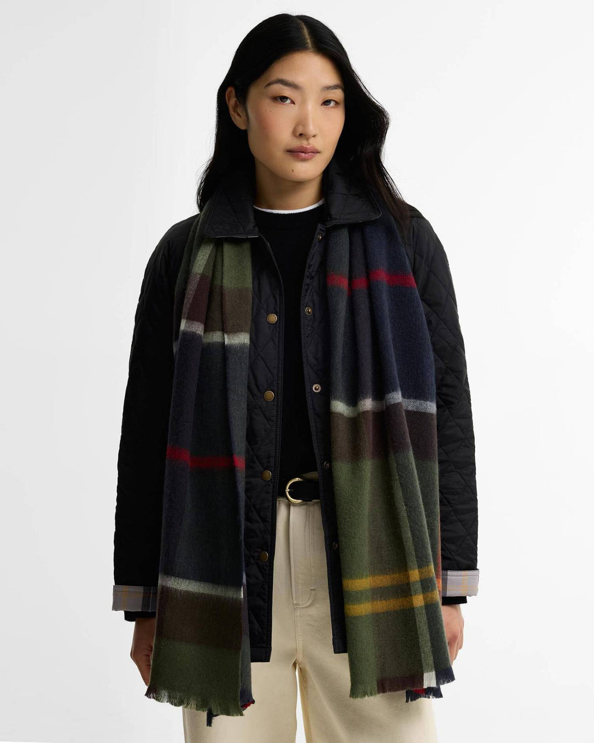 Barbour Rosefield Tartan Halstørklæde - Dame - Classic Tartan