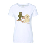Barbour Rowen T-shirt - Dame  - Hvid