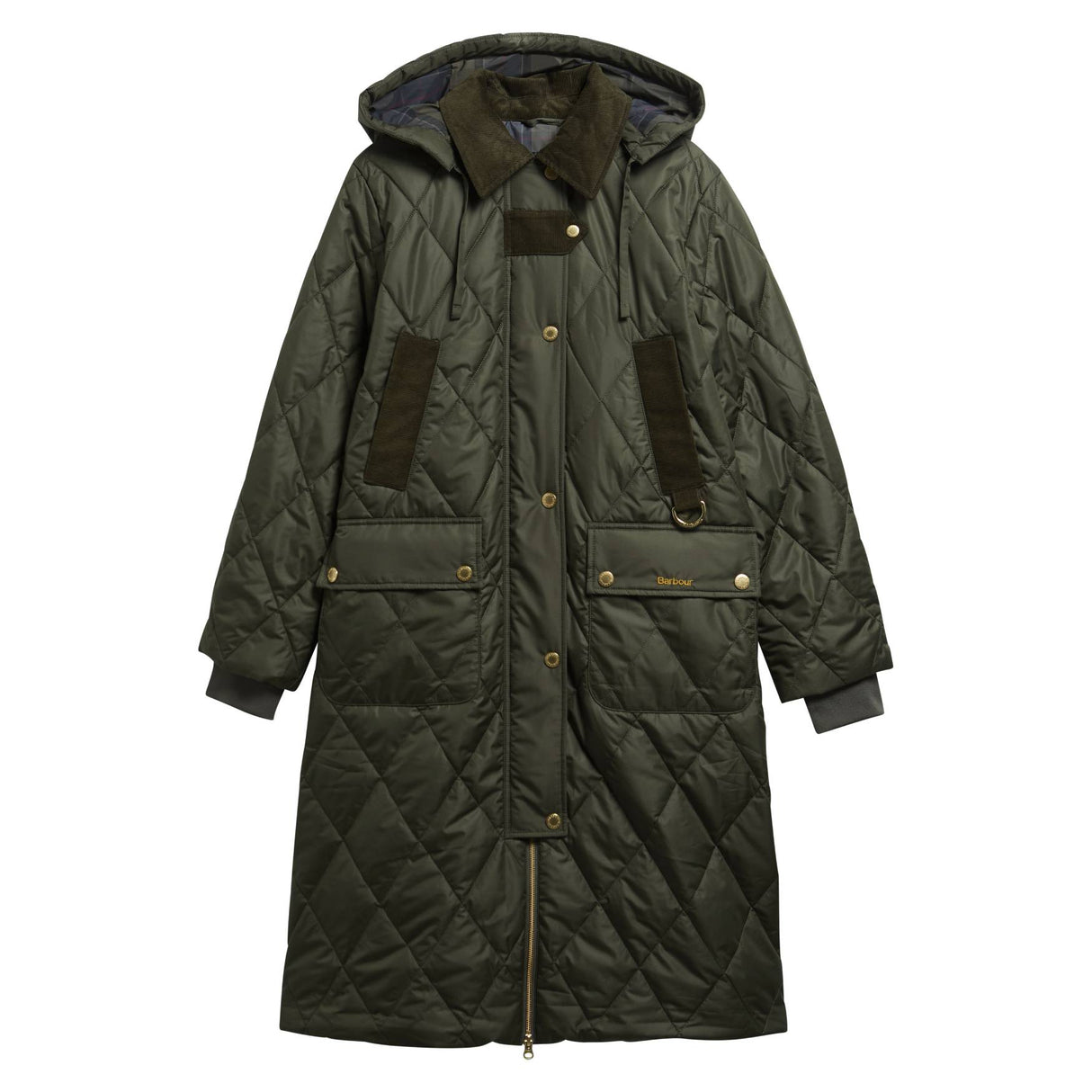 Barbour Rudson Quilted Jakke - Dame - Olive/Shadow