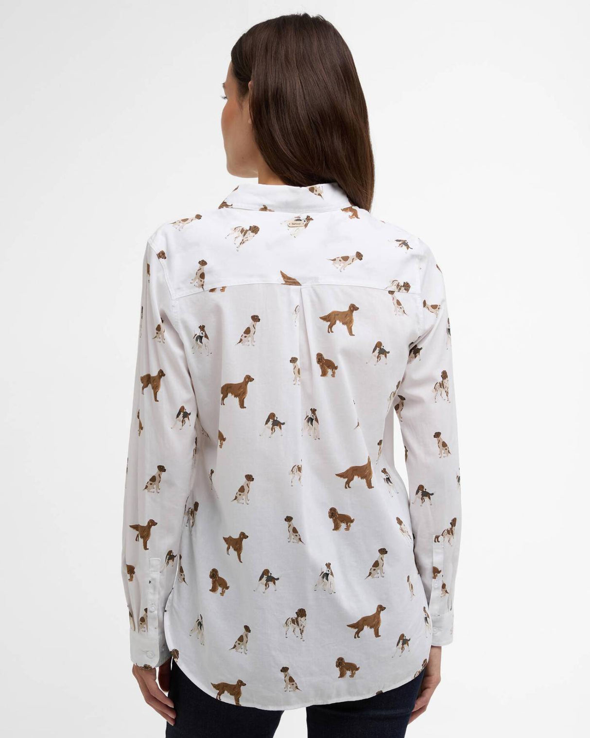 Barbour Safari Skjorte - Dame - Multi Dog Print