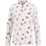 Barbour Safari Skjorte - Dame - Multi Dog Print