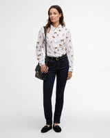 Barbour Safari Skjorte - Dame - Multi Dog Print