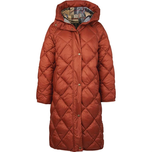 Barbour Sandyford Quilted Jakke - Dame - Orange